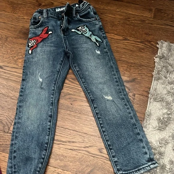 Nordstrom Denims jeans with dog details - Picture 2 of 2